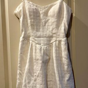 White Hollister Dress With Built In Shorts